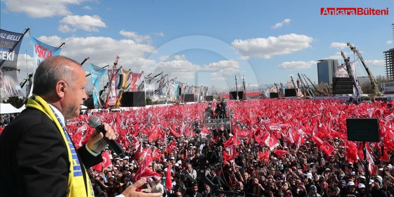 Ankara'da Cumhurbaşkanı Erdoğan Mitingine büyük ilgi!
