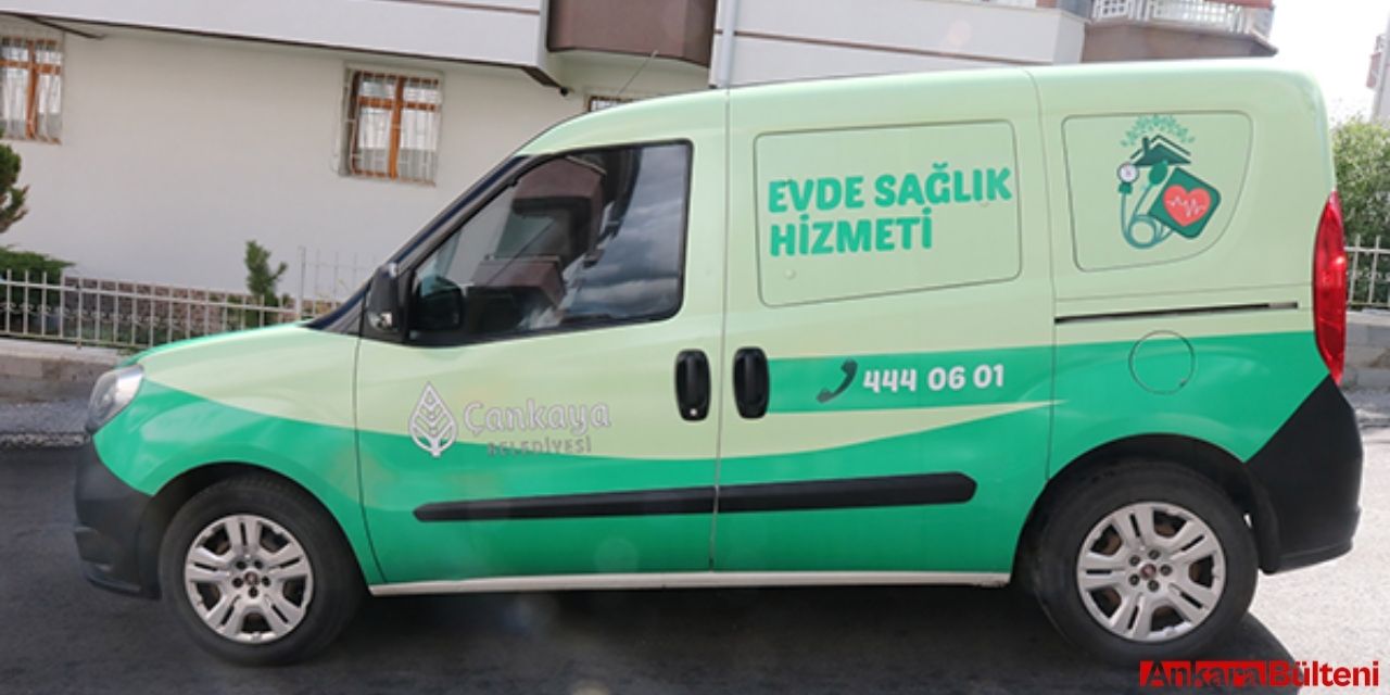 Çankaya Belediyesi'nden evde sağlık hizmeti devam ediyor