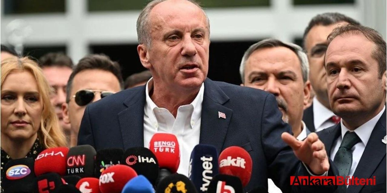 Cumhurbaşkanı adayı üçe düştü! Muharrem İnce adaylıktan çekildi!