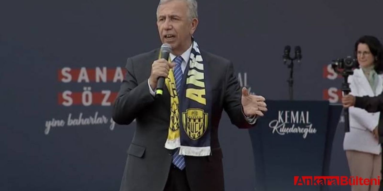 Mansur Yavaş: Bunlar PKK ile masaya oturarak andımızı kaldırdı!