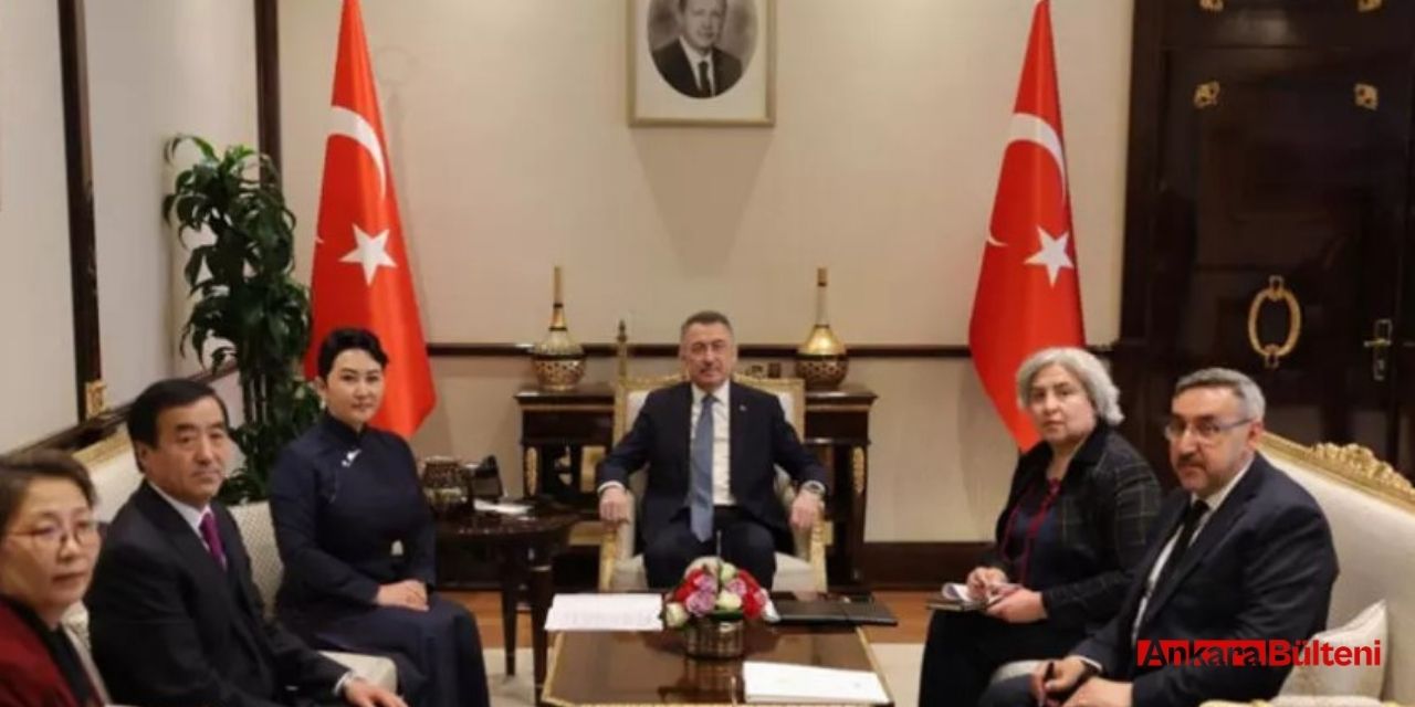 Cumhurbaşkanı Yardımcısı Fuat Oktay Moğolistan Dışişleri Bakanı ile görüştü