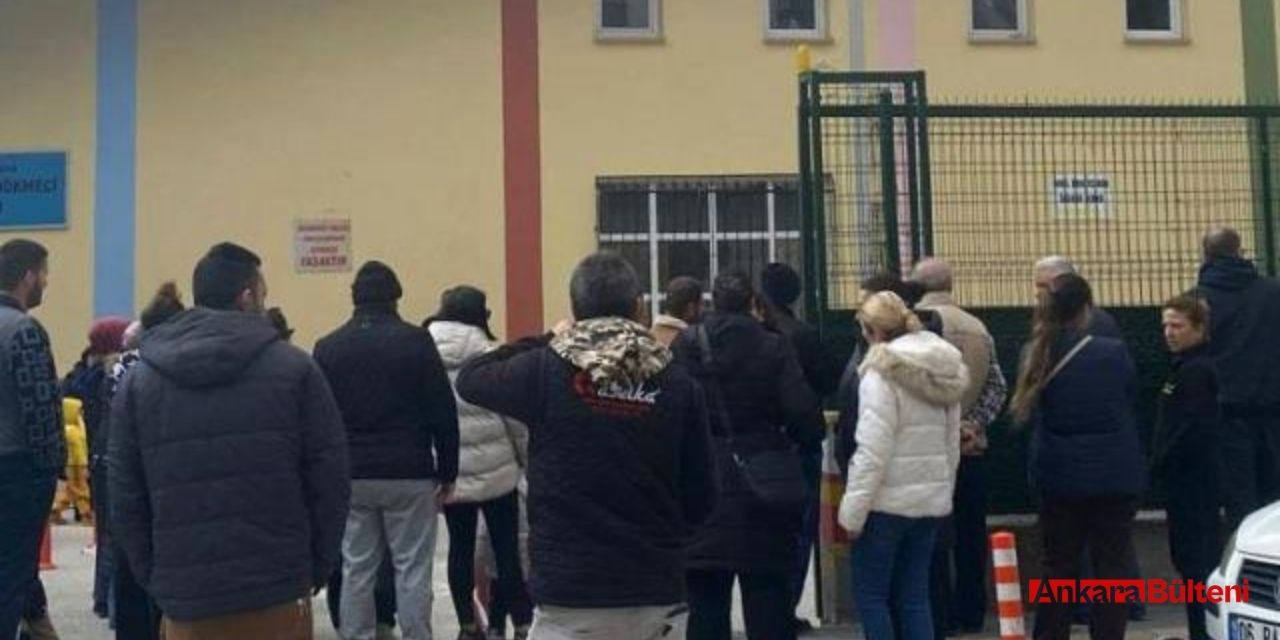 Ankara'da sinir krizi geçiren şahıs ilkokuldaki 20 kişiyi rehin aldı