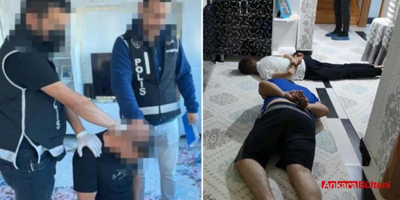 Ankara'da suç örgütüne düzenlenen operasyonda 9 kişi gözaltına alındı!
