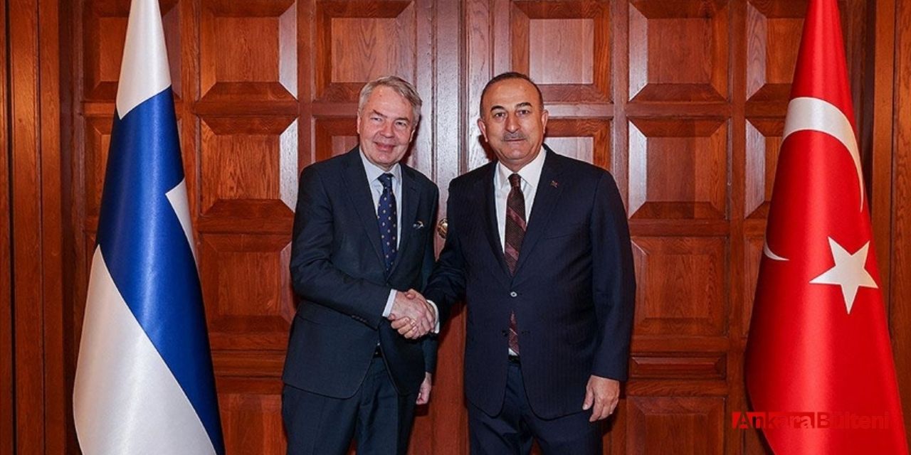 Dışişleri Bakanı Mevlüt Çavuşoğlu, Finlandiya Dışişleri Bakanı Pekka Haavisto ile Ankara'da bir araya geldi.