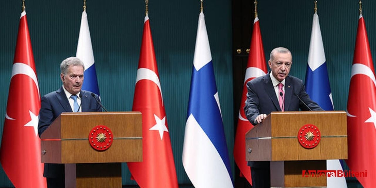 Cumhurbaşkanı Erdoğan Finlandiya Cumhurbaşkanı Niinistö'yle Ankara'da görüştü!