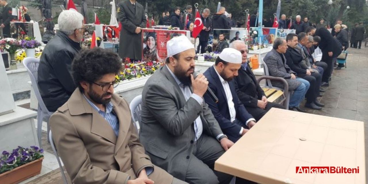 Cebeci Askeri Şehitliği'nde şehitler için tören düzenlendi!