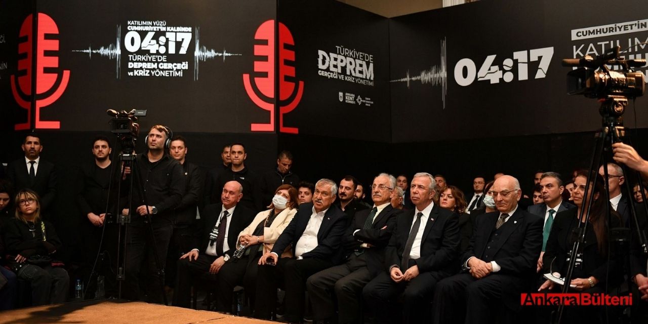 “Dayanışma Depremden Güçlüdür” zirvesi Ankara'da düzenlendi!