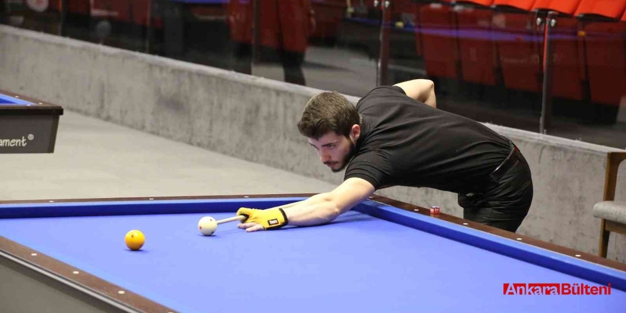 3 Bant Bilardo 1. Lig müsabakaları Ankara'da sona erdi