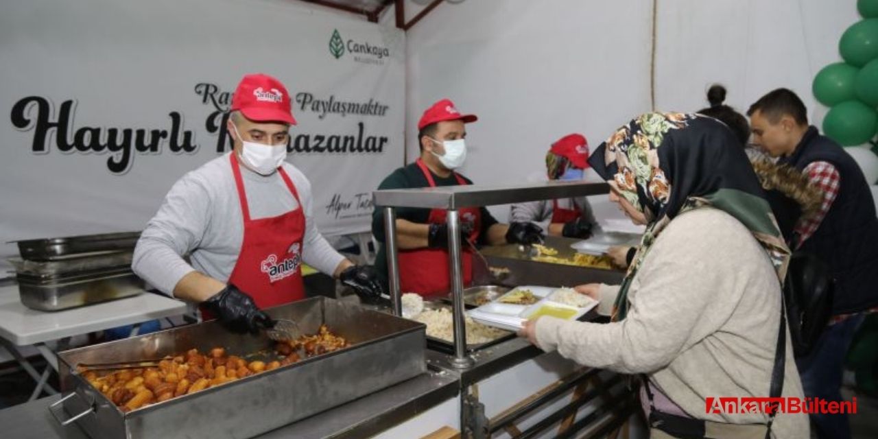 Çankaya Belediyesi vatandaşı iftar sofrasıyla buluşturacak!