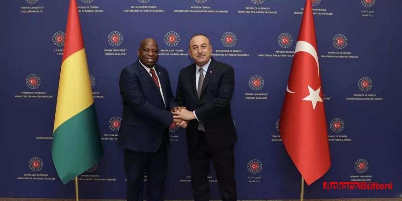 Dışişleri Bakanı Çavuşoğlu, Gineli mevkidaşı Kouyate ile Ankara'da bir araya geldi