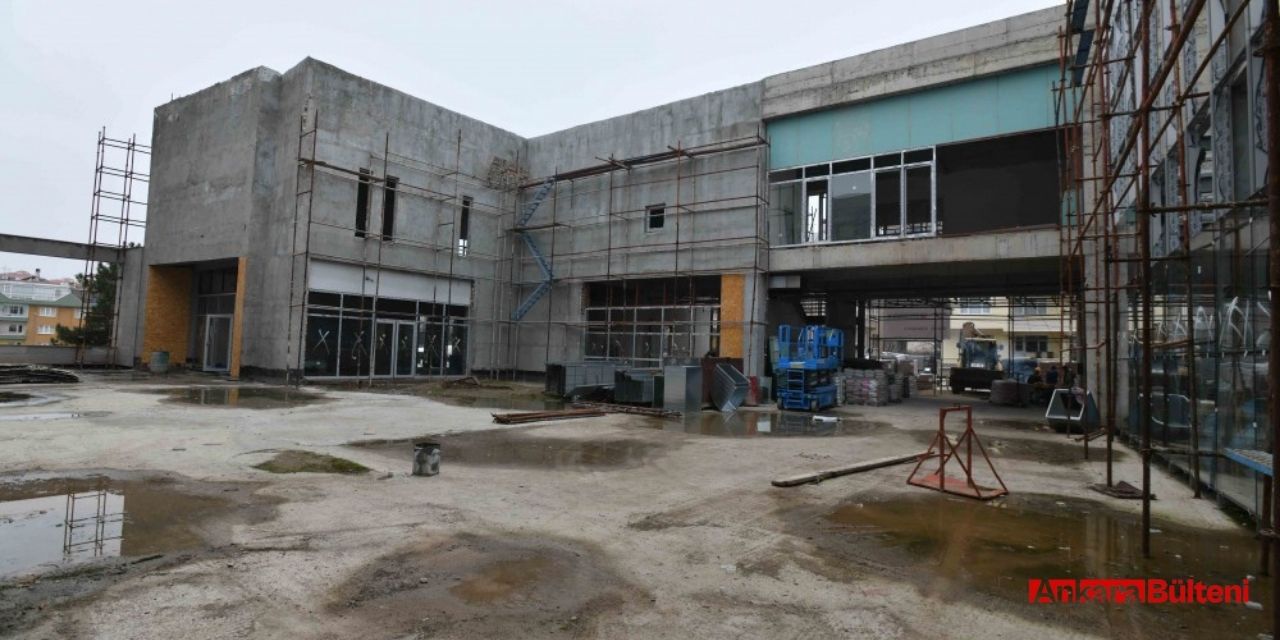 Polatlı Fatih Sultan Mehmet Kültür Merkezi yapımı tamamlanıyor