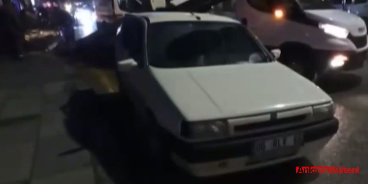 Sincan'da meydana gelen kaza sonucu 4 kişi yaralandı