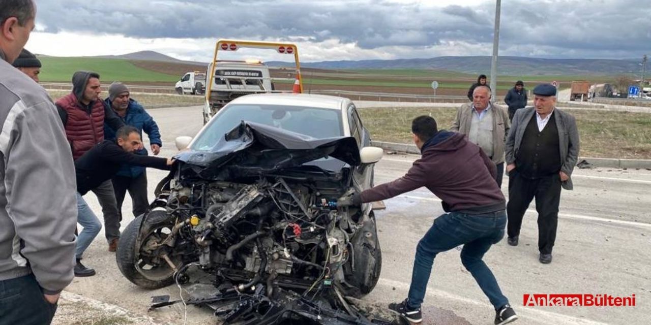 Ankara Çubuk'ta yaşanan kaza 7 kişinin yaralanmasına neden oldu!