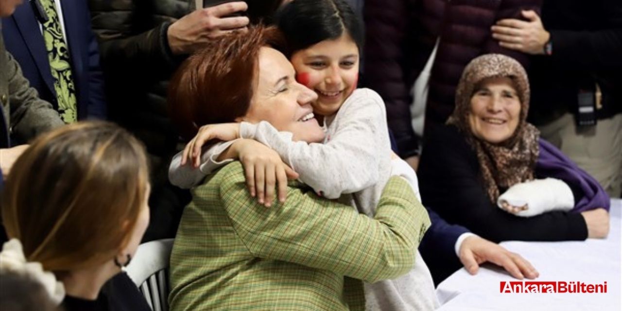 İYİ Parti Genel Başkanı Meral Akşener Ankara'da depremzedeleri ziyaret etti!