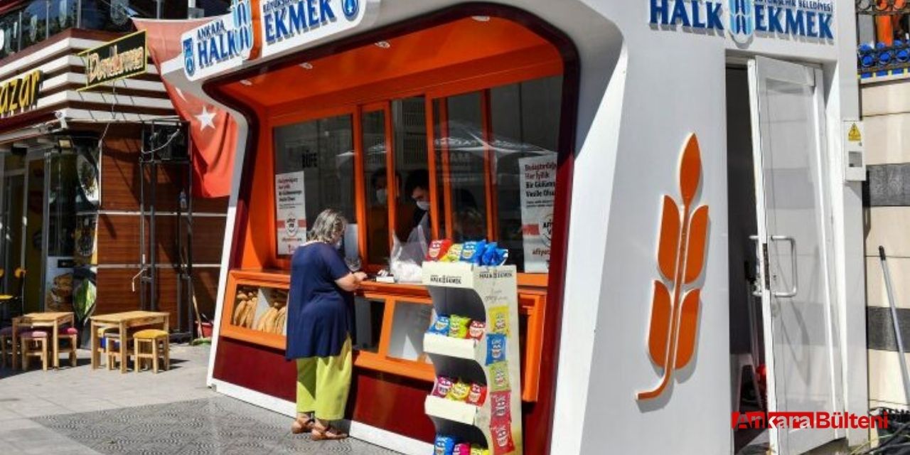 Ankara'nın ilçelerinde 13 Halk Ekmek Büfesi hizmet vermeye başlayacak
