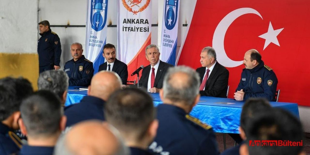 Mansur Yavaş'tan itfaiyecilere: Hakkınızı helal edin!