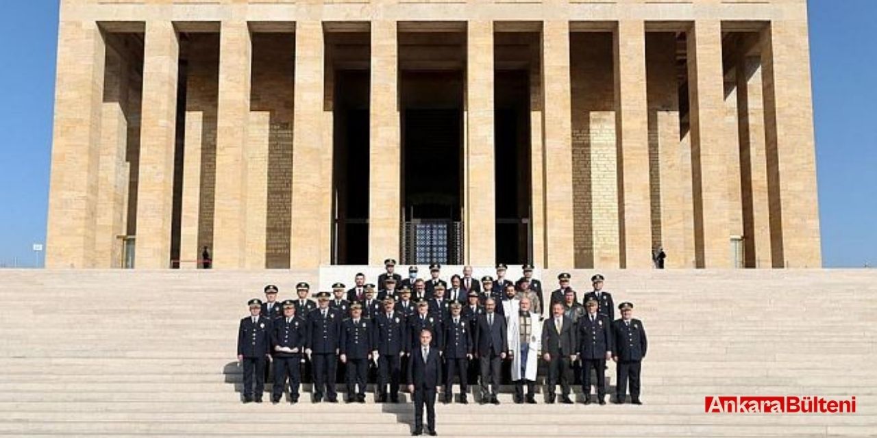 Türk Polis Teşkilatı Anıtkabir'i ziyaret etti!