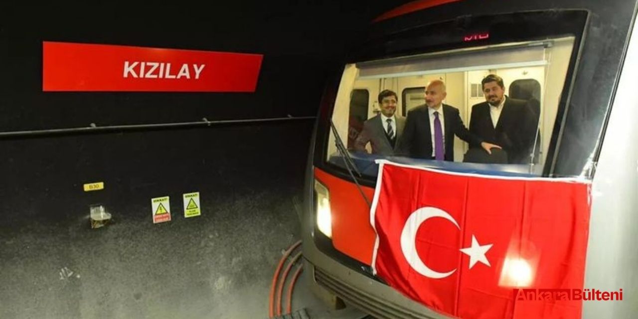 AKM-Gar-Kızılay Metro Hattı töreni nerede, saat kaçta?
