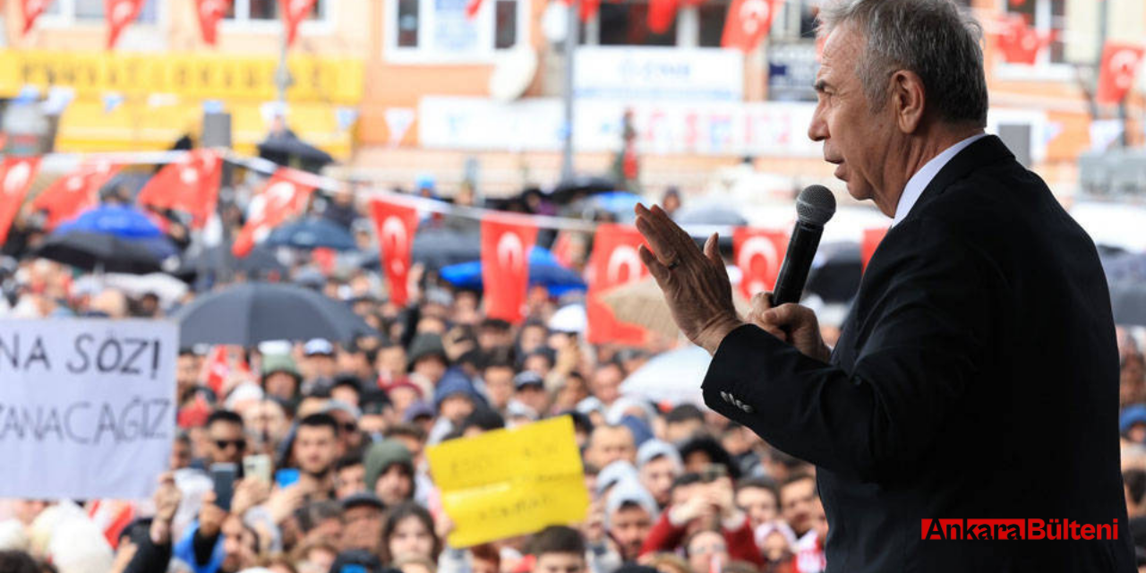 ABB Başkanı Mansur Yavaş: Kandil'e de karşıyız, PKK'ya da karşıyız
